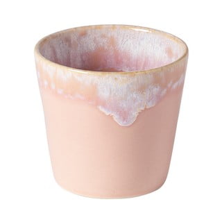 Biało-różowy kamionkowy kubek do espresso Costa Nova, 210 ml