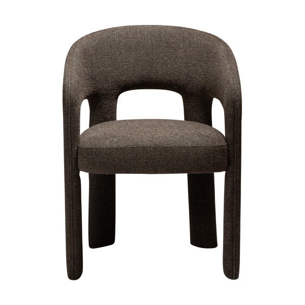 Brązowy fotel jadalniany z podłokietnikami Splendor – DAN-FORM Denmark-image-3