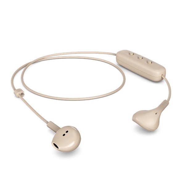 Słuchawki bezprzewodowe w cielistym kolorze Happy Plugs Earbud-image-2