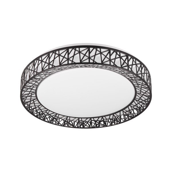 Czarna lampa sufitowa LED ø 48 cm Cluster – Reality-image-4