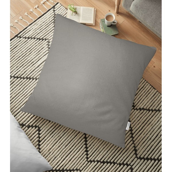 Szara poszewka na poduszkę z domieszką bawełny Minimalist Cushion Covers Fluffy, 70x70 cm