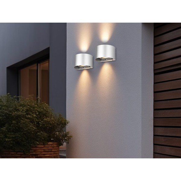 Lampa zewnętrzna ścienna LED z czujnikiem ruchu (wysokość 10 cm) Talent – Reality-image-3