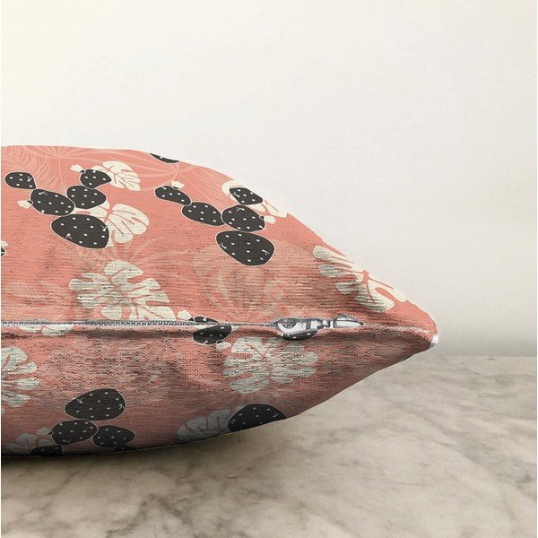 Pomarańczowa poszewka na poduszkę z domieszką bawełny Minimalist Cushion Covers Chenille, 55x55 cm-image-1
