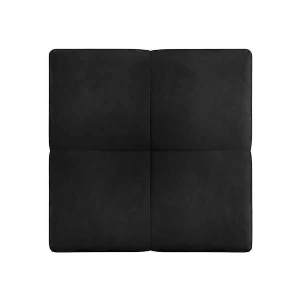 Czarny moduł aksamitnej sofy Rome Velvet – Cosmopolitan Design-image-3