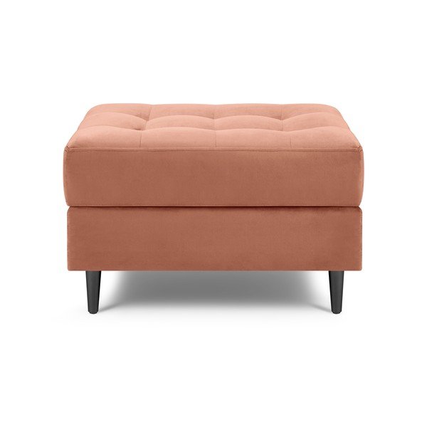 Różowy aksamitny podnóżek Milo Casa Santo-image-3