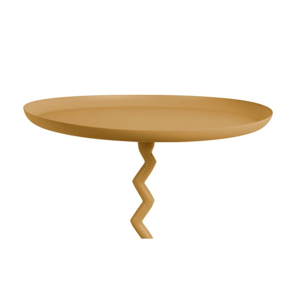 Metalowy okrągły stolik ø 40 cm Zig Zag – Leitmotiv-image-2