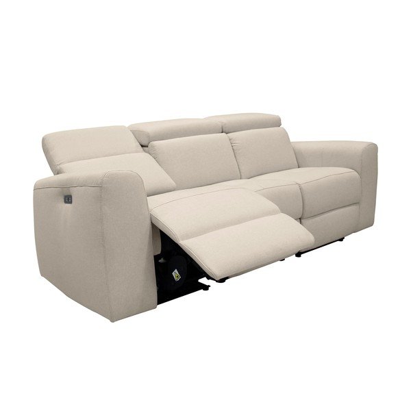 Biała sofa z imitacji skóry 216 cm Capena – Støraa-image-1