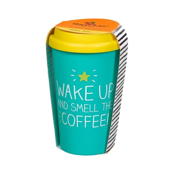Kubek podróżny Happy Jackson Wake Up & Smell The Coffee, 400 ml-image-1