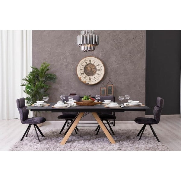 Rozkładany stół ceramiczny 90x160 cm Azur – Marckeric-image-1