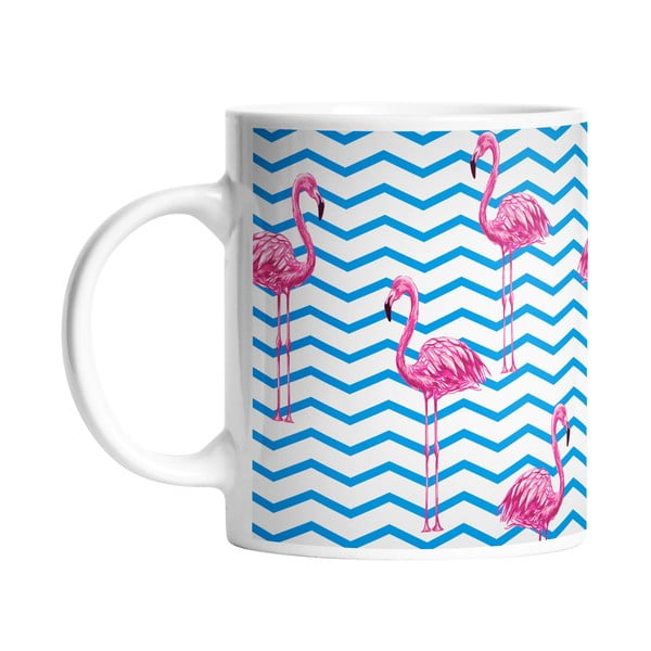 Kubek ceramiczny Flamingo in Water, 330 ml
