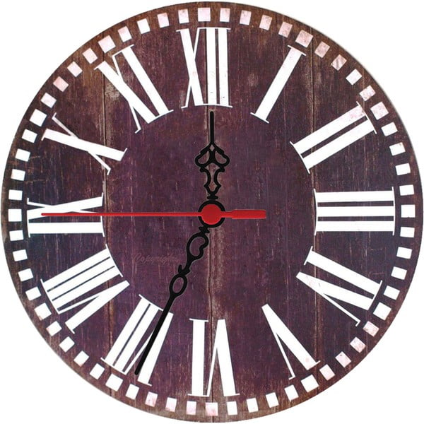Zegar ścienny Wooden, 30 cm