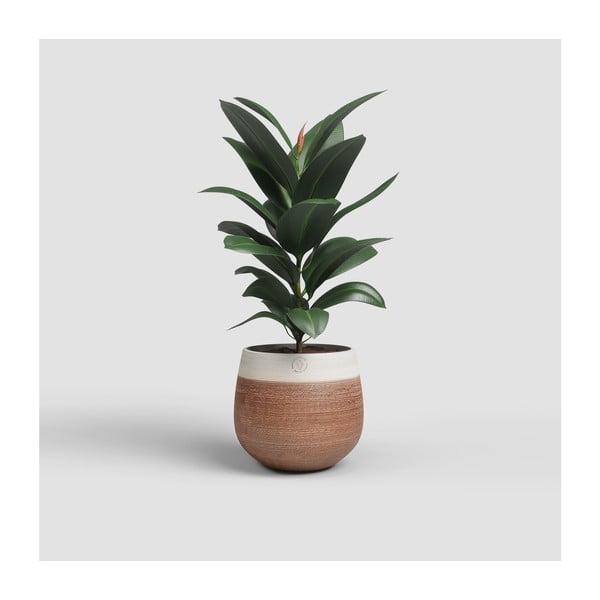 Ceramiczna ręcznie wykonana doniczka ø 20 cm Antheia – Artevasi-image-1