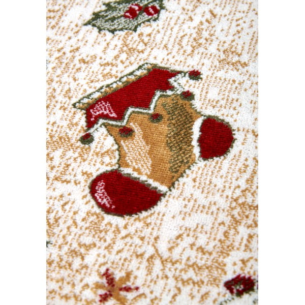 Czerwony dywan z mieszanki bawełny ze świątecznym motywem 160x230 cm Toy's Delight Red Christmas – Villeroy&Boch-image-3