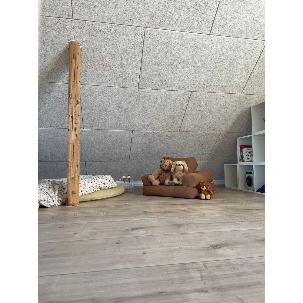 Dziecięcy fotel rozkładany s taburetkou Karup Design Mini Cube Dark Grey (zdjęcie 9)