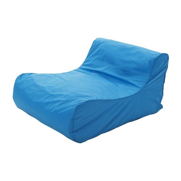 Niebieski fotel samopompujący się Sunvibes Sitinpool
