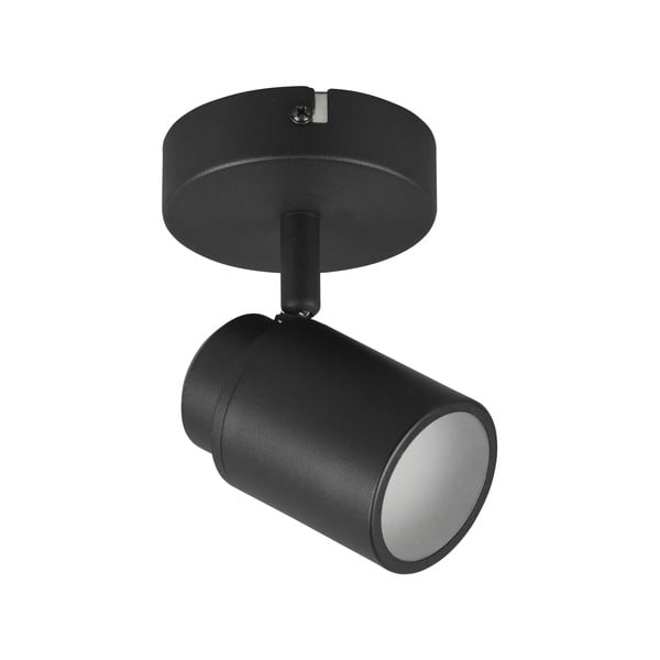 Metalowa lampa punktowa w kolorze matowej czerni 10x9 cm Angelo – Trio