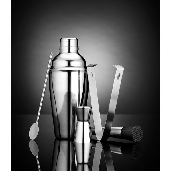 Shaker ze stali nierdzewnej z akcesoriami Aurora – Ladelle-image-1