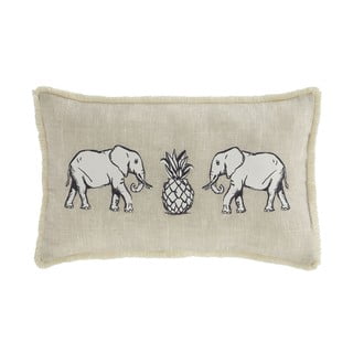 Beżowa poduszka Pineapple Elephant Tembo, 30x50 cm
