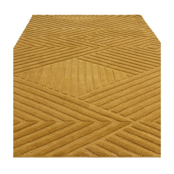 Dywan wełniany w odcieniach ochry 120x170 cm Hague – Asiatic Carpets-image-4