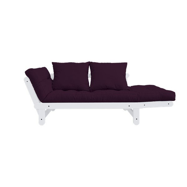Sofa rozkładana Karup Beat White/Purple Plum-image-3