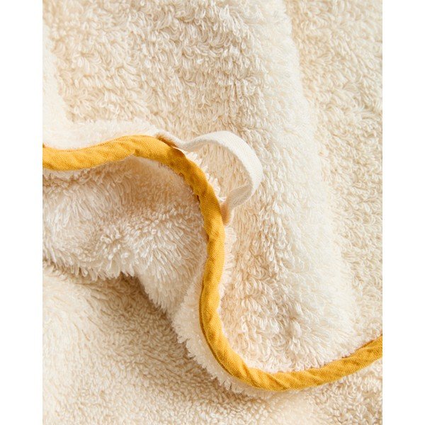 Żółty/biały bawełniany ręcznik frotte 50x90 cm Sedora – Kave Home-image-4