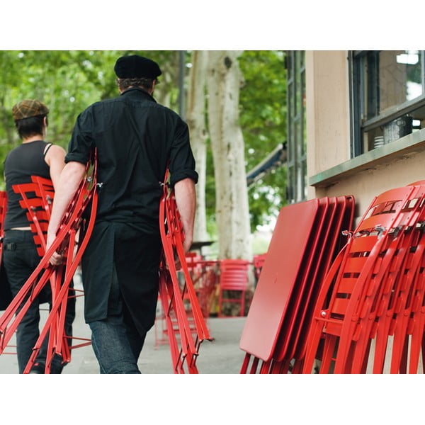 Zestaw 2 brązowych krzeseł składanych Fermob Bistro-image-3