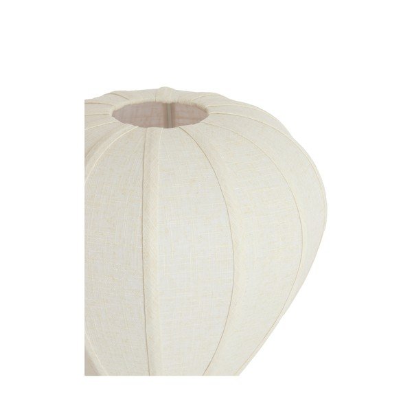 Kremowa metalowa lampa stołowa z tekstylnym kloszem (wysokość 36 cm) Kyzo – Light & Living-image-3