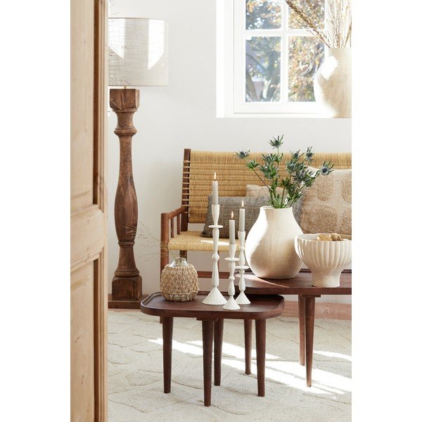 Beżowy abażur ø 50 cm Caden – Light & Living-image-3