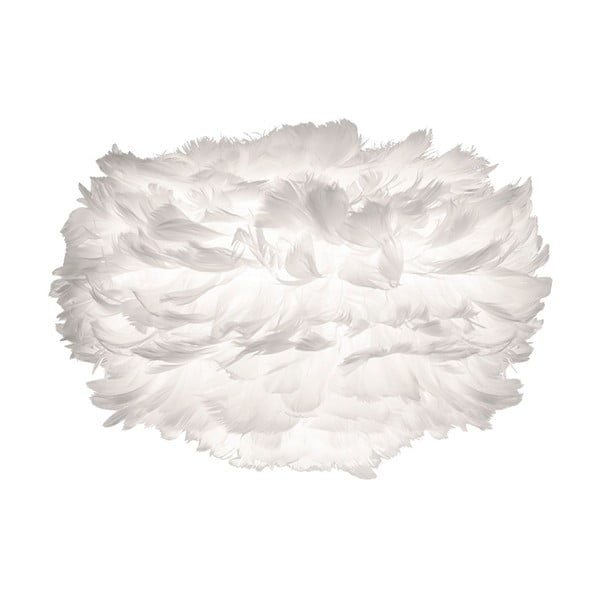 Biały abażur z gęsich piór UMAGE EOS, Ø 22 cm