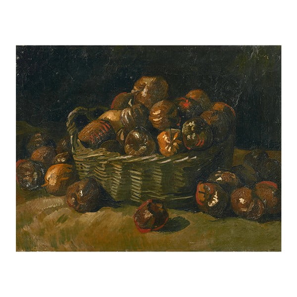 Reprodukcja obrazu Vincenta van Gogha - Basket of Apples, 50x40 cm