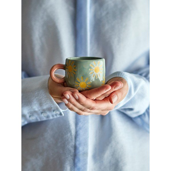 Jasnoniebieski ceramiczny kubek dla dzieci 110 ml Nini – Bloomingville-image-4