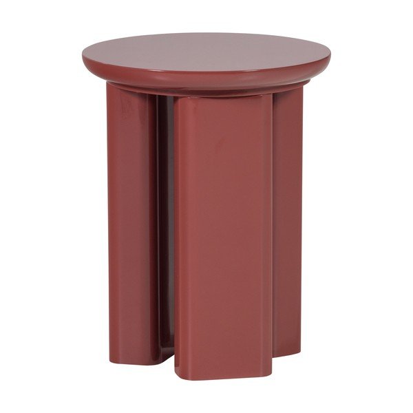 Okrągły stolik z połyskiem ø 40 cm Orivo – WOOOD