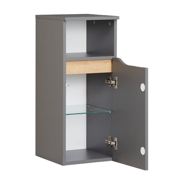 Szara niska szafka łazienkowa 30x72 cm Set 357 – Pelipal-image-2