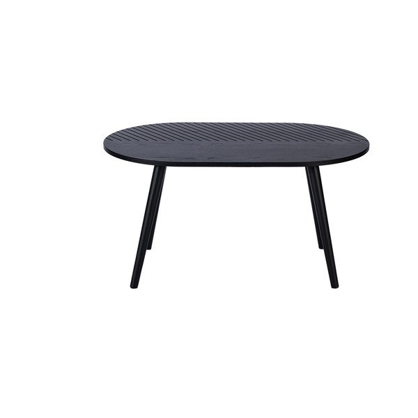 Czarny owalny stolik Bonami Selection Leo-image-3