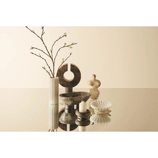 Biały marmurowy wazon (wysokość 20 cm) Savio – Premier Housewares-image-4