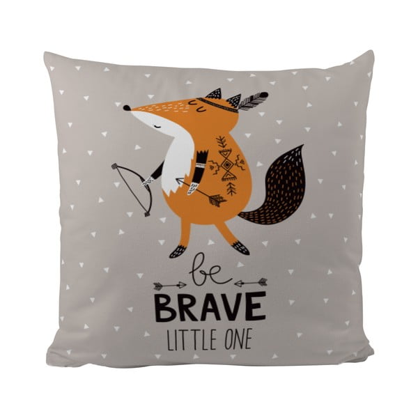 Poduszka Mr. Little Fox Be Brave, 50x50 cm