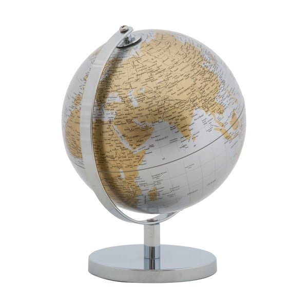 Dekoracja na stół w kolorze srebrno-złotym Mauro Ferretti Globe, wys. 28 cm-image-1