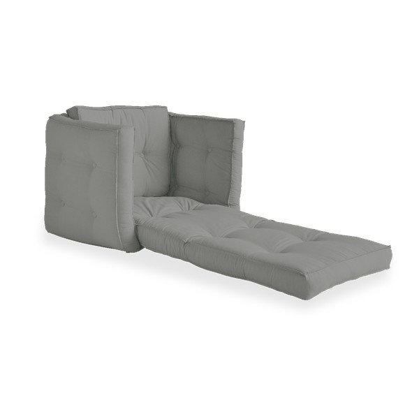 Rozkładany fotel z szarym obiciem Karup Design Dice Grey-image-4