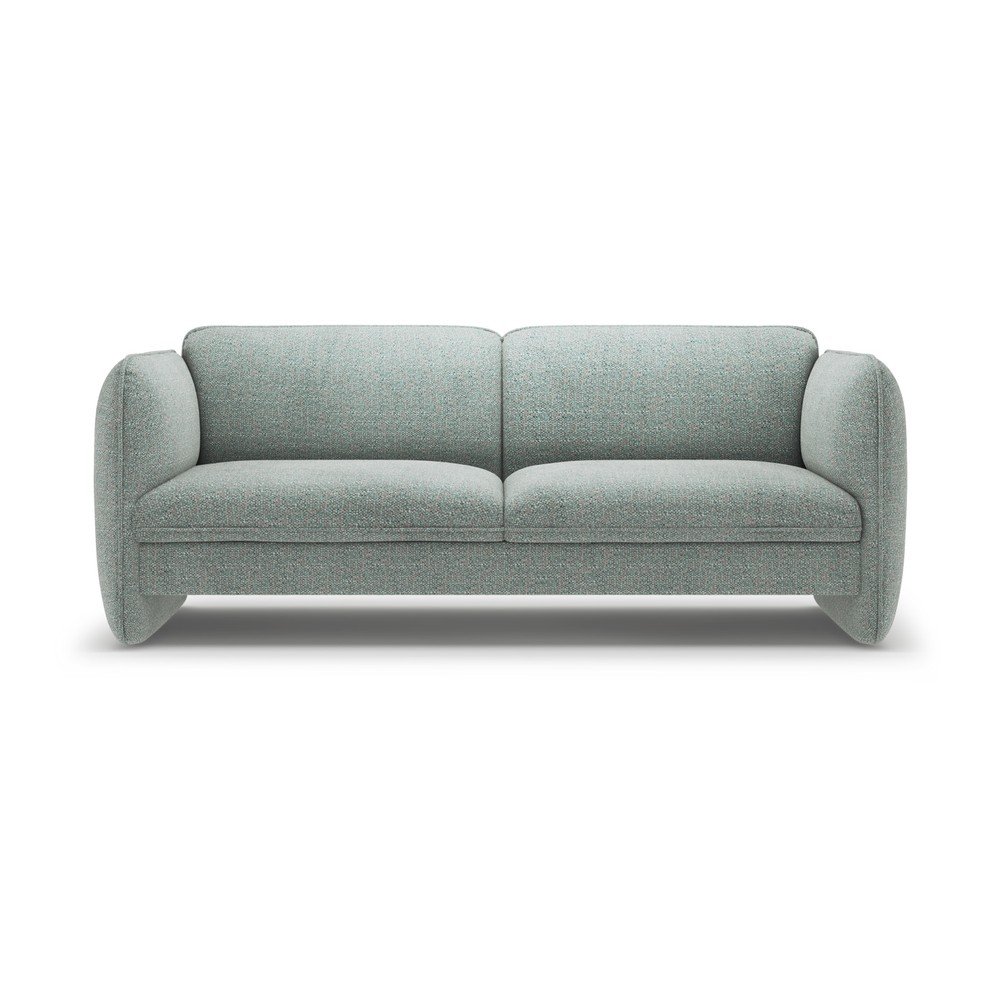Niebieska sofa z tkaniny szenilowej 204 cm Georgia – Micadoni