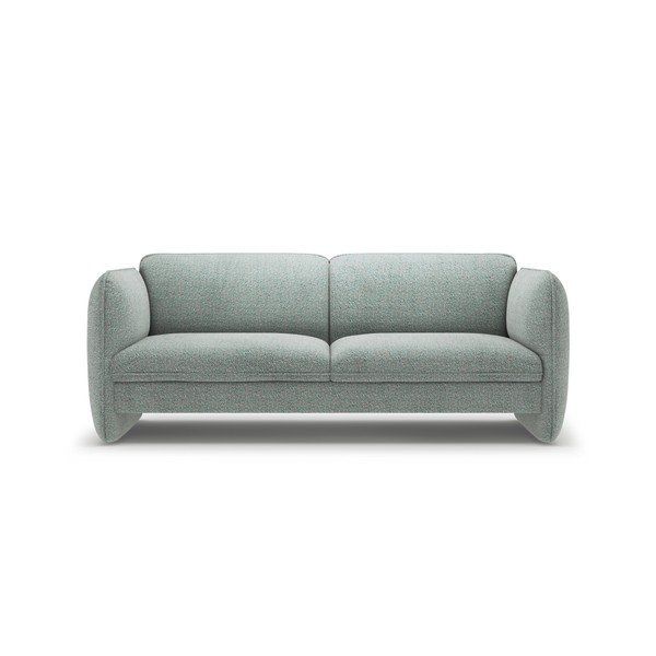 Niebieska sofa z tkaniny szenilowej 204 cm Georgia – Micadoni 