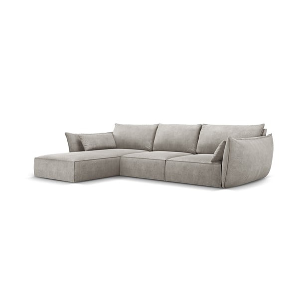 Jasnoszary narożnik (lewostronny) Vanda – Mazzini Sofas-image-2