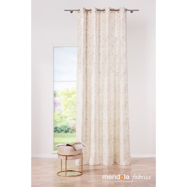 Kremowa zasłona 140x260 cm Lhasa – Mendola Fabrics-image-1