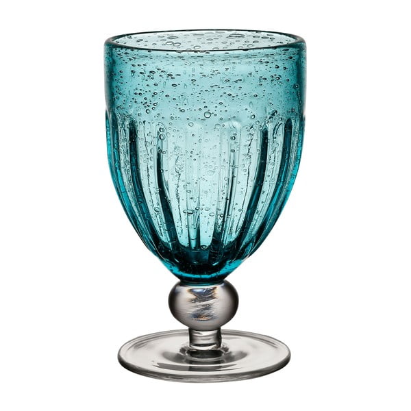 Niebieska szklanka na nóżce Côté Table Saba