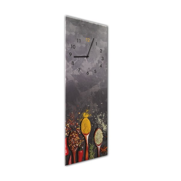 Zegar ścienny Styler Glassclock Spoons, 20x60 cm
