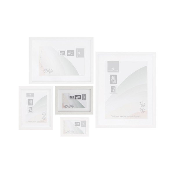 Biała ramka stojąca/ścienna 17,5x22,5 cm Sencillo – Casa Selección-image-1