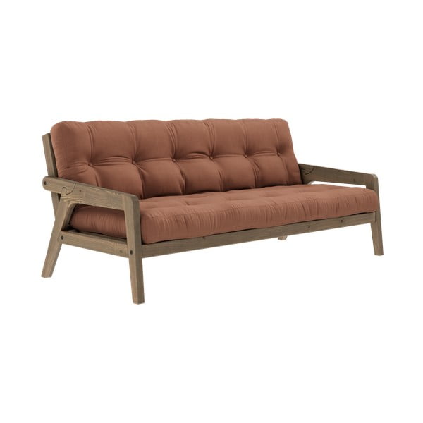 Pomarańczowa rozkładana sofa 204 cm Grab – Karup Design-image-3