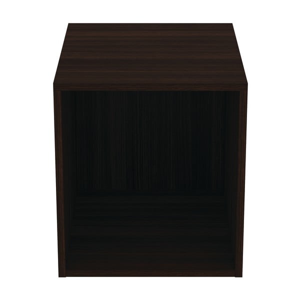 Ciemnobrązowa niska wisząca szafka łazienkowa w dekorze dębu 40x44 cm i.Life B – Ideal Standard