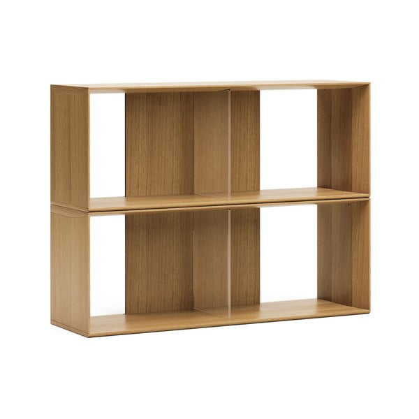 Modułowy system półek w dekorze dębu 101x76 cm Litto – Kave Home-image-2
