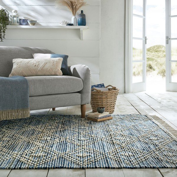 Niebieski dywan bawełniany Flair Rugs Lissie, 120x170 cm-image-4