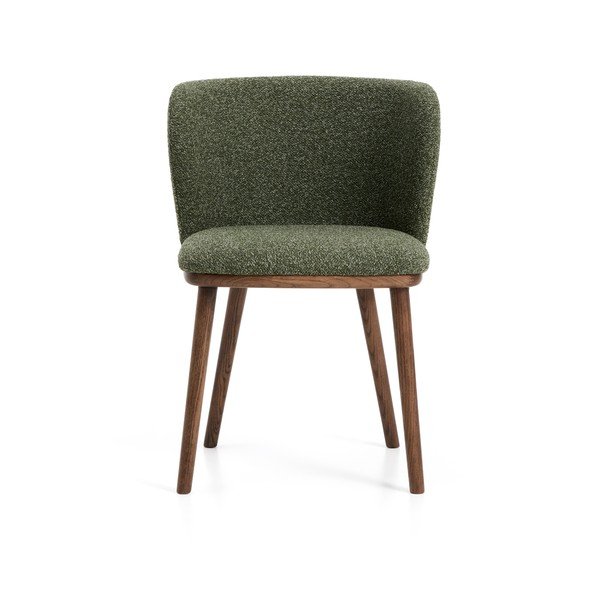 Zielony tapicerowany fotel jadalniany Ciselia – Kave Home-image-4